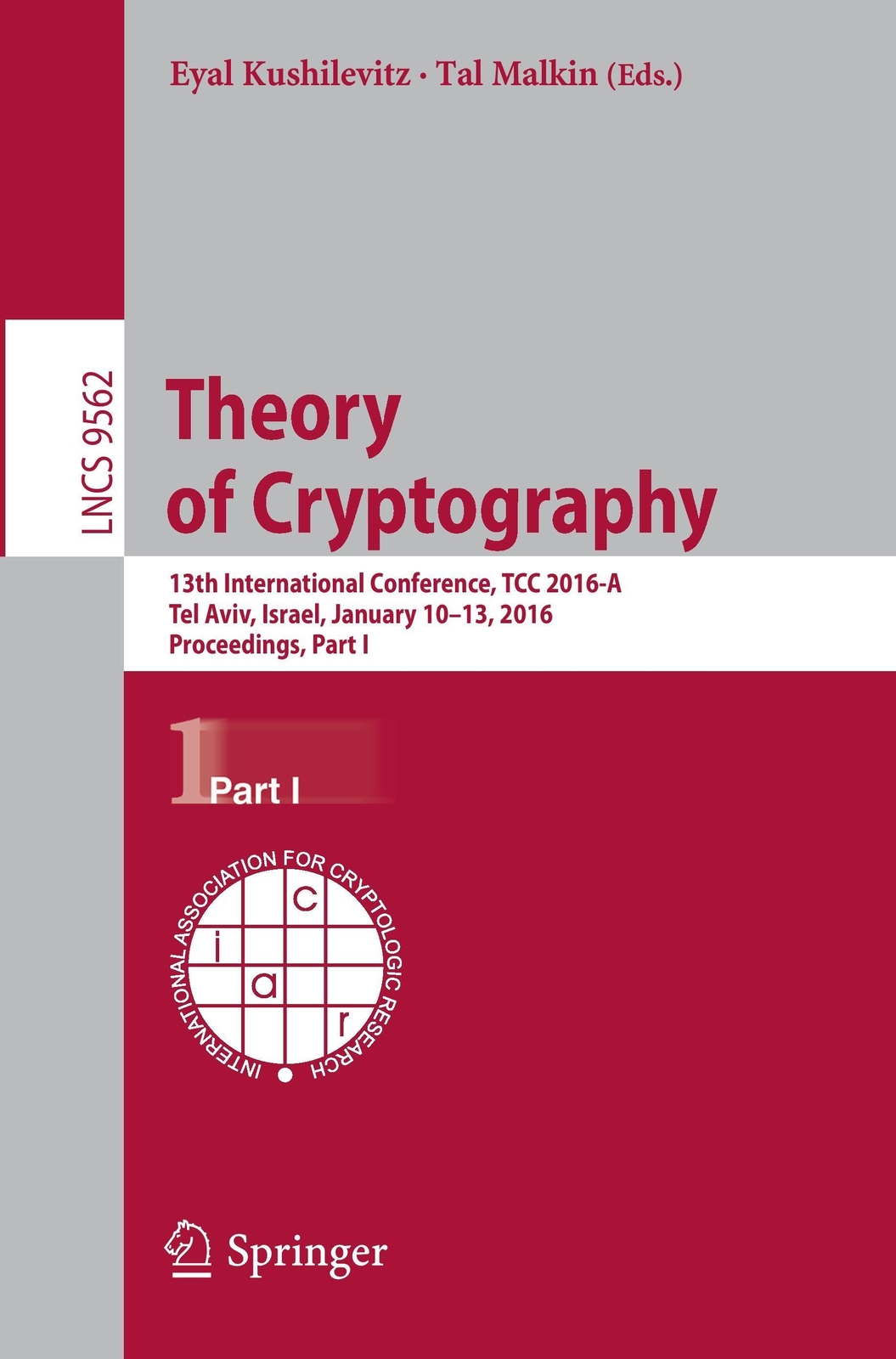 Thumbnail - Tal Malkin (u. A.) | Theory Of Cryptography | Taschenbuch | Englisch