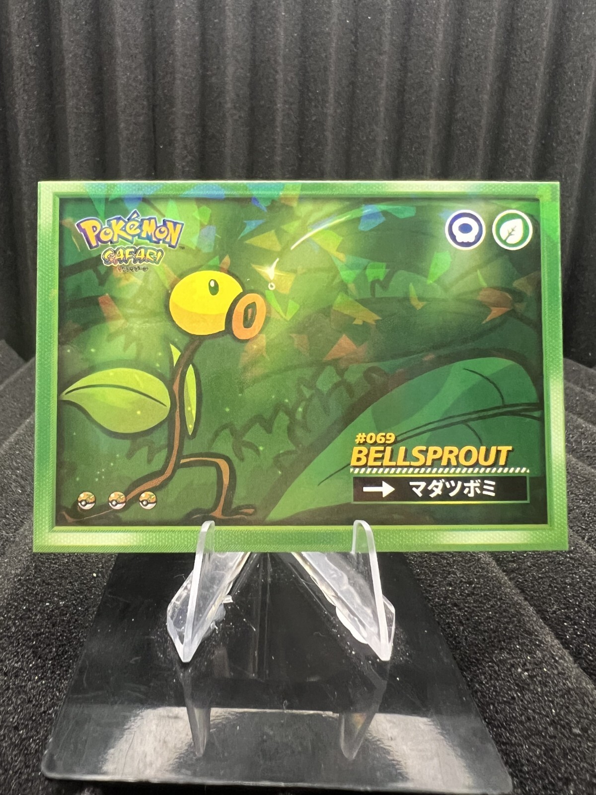 Bellsprout #69 - Cracked Ice Holo - Flash Edition Safari 2025 - Pokemon Card