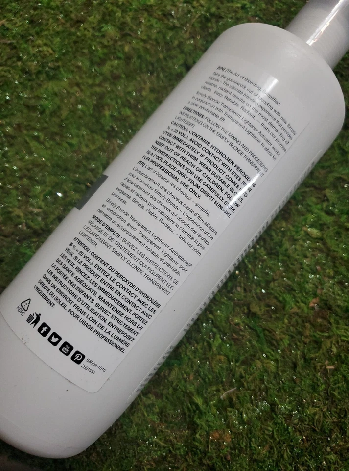 Activador aclarador transparente KENRA SIMPLE RUBIO - 33,8 OZ - NUEVO Foto 2 de 3