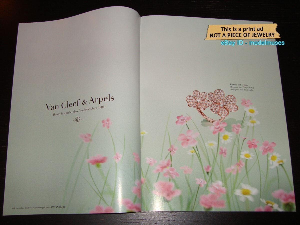 VAN CLEEF ARPELS Jewelry 2-Page Magazine PRINT AD Spring 2021