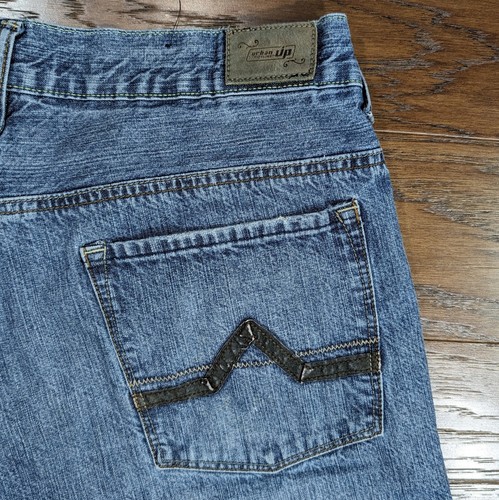Urban Pipeline Jeans Cutoff Shorts Men's Size 34x10 Blue Denim - Picture 9 of 11