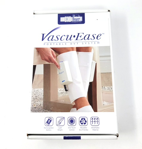 Vascu Ease Portable DVT System for Blood Clot Treatment Open Box Item Sealed