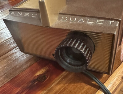 Vintage Ansco Dualet Slide Projector~ Tested see pics | eBay