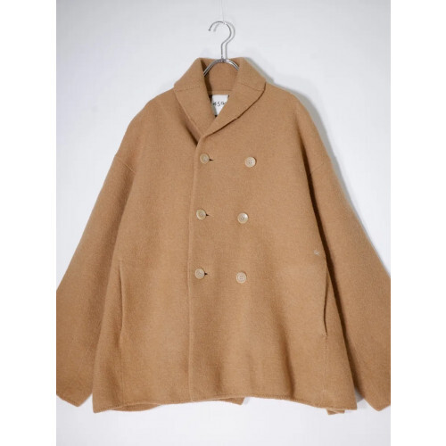 45R (45rpm 45Rpm) Shrink-knit P wrap jacket coat [0] [LCTA72986  