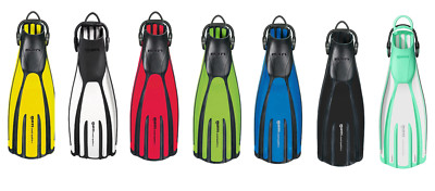 Mares Avanti Quattro + device fins size S-XL 6 different colors Quattro plus fins