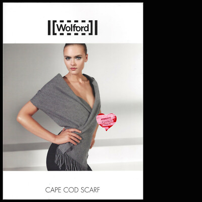 Wolford Cape Cod Scarf   35 x 170 cm   black ... aus 100 Prozent Kaschmir 