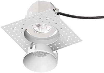 WAC Lighting R3ARDL-F830-WT Aether Round Invisible Trim with LED Light Engine