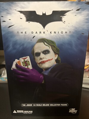 The Joker DC Direct Deluxe 1:6 Scale Dark Knight Collector Figure Ledger NEW