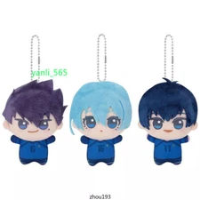 Anime BLUE LOCK Hiori You Isagi Yoichi Cosplay Pendant Plush Keychain Toys Gift