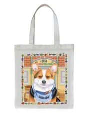 Corgi Tri-Color Tote Bag