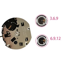 3.6.9/6.9.12 Multi-kinetic Six Pointers Movement PE90 Quartz Watch Movement