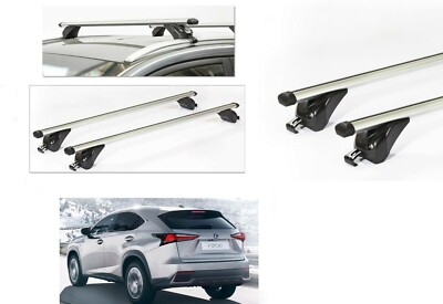 DACHTRÄGER K39 ALUMINIUM LEXUS NX BJ 2020 SCHIENEN GESCHLOSSEN 4 SCHLÖSSER