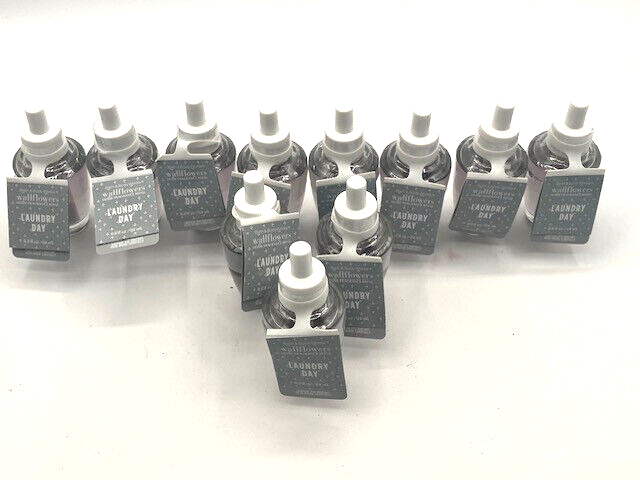 x11 Bath & Body Works Laundry Day Wallflower Refill Bulb Lot White Barn