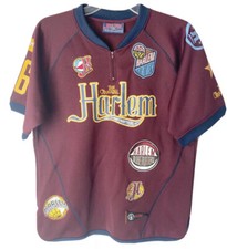 Harlem Globetrotters Platinum FUBU Embroidered Jersey Shirt Youth Med 12/14 GUC