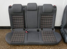 Sport Plaid Rear Back Seat 06-10 Vw Jetta Gti Mk5 - Genuine