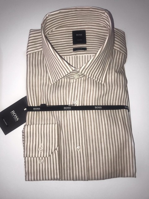 hugo boss men's slim fit shirts