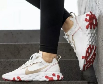 nike react element 55 white desert