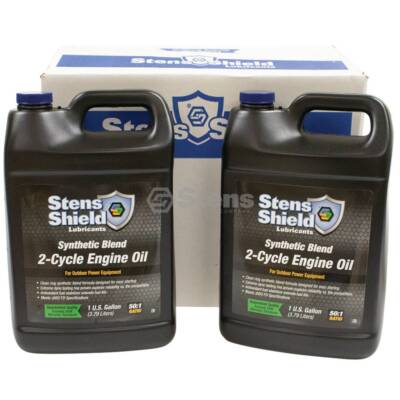 2-Cycle Engine Oil  50:1 Synthetic Blend, Four 1 gallon bottles  770-102