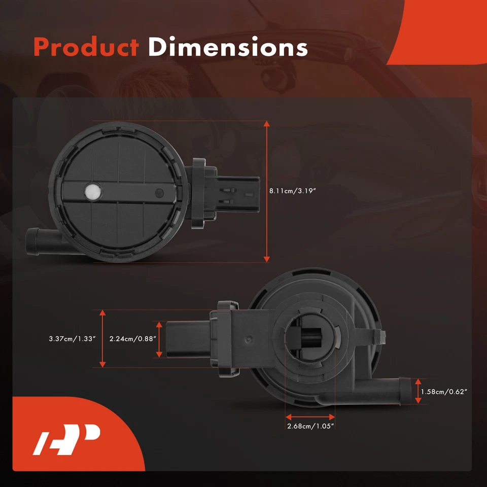 Bomba de detección de fugas de vapor de combustible para Dodge Ram 1500 2500 Jeep Commander Mitsubishi Foto 2 de 4