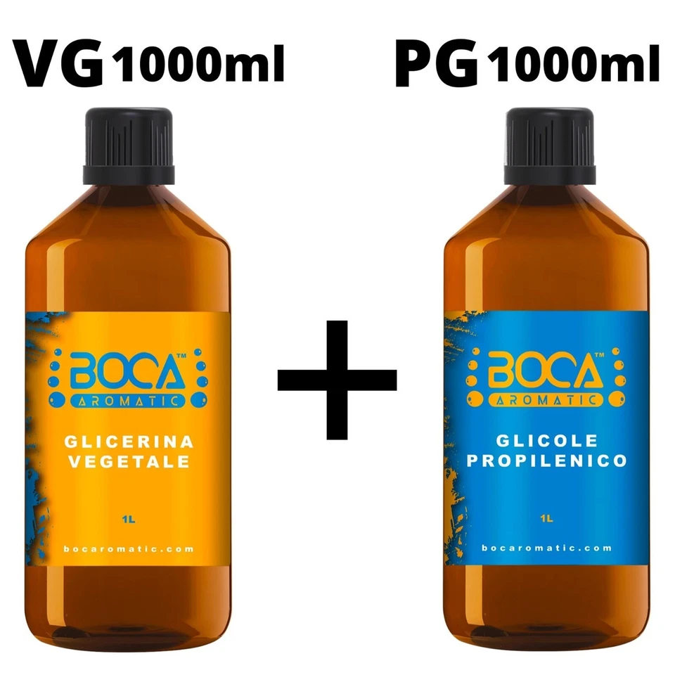 BOCA Base VG+PG 2L - Glicerina Vegetale 1L + Glicole Propilenico 1L - 50|50 - Immagine 3 di 4