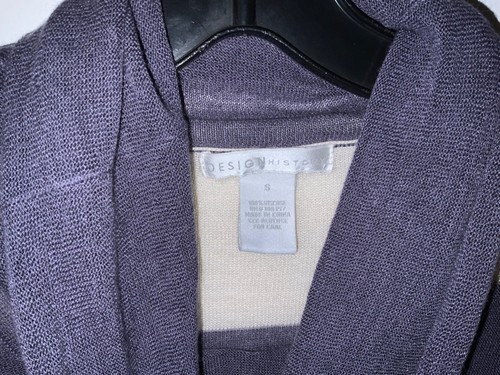 Design History Women's Knitted Top Blouse Cowl Neck Loose Butterfly Sleeve Sz S - Picture 6 of 9