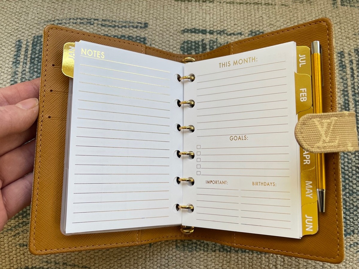 louis vuitton pm agenda refill 2023