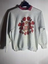 Vintage 90s Teddy-Bear Sweatshirt Womens Xl