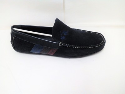 Loafers Man Driver LA MARTINA Leather Suede Blue No. 39 | eBay