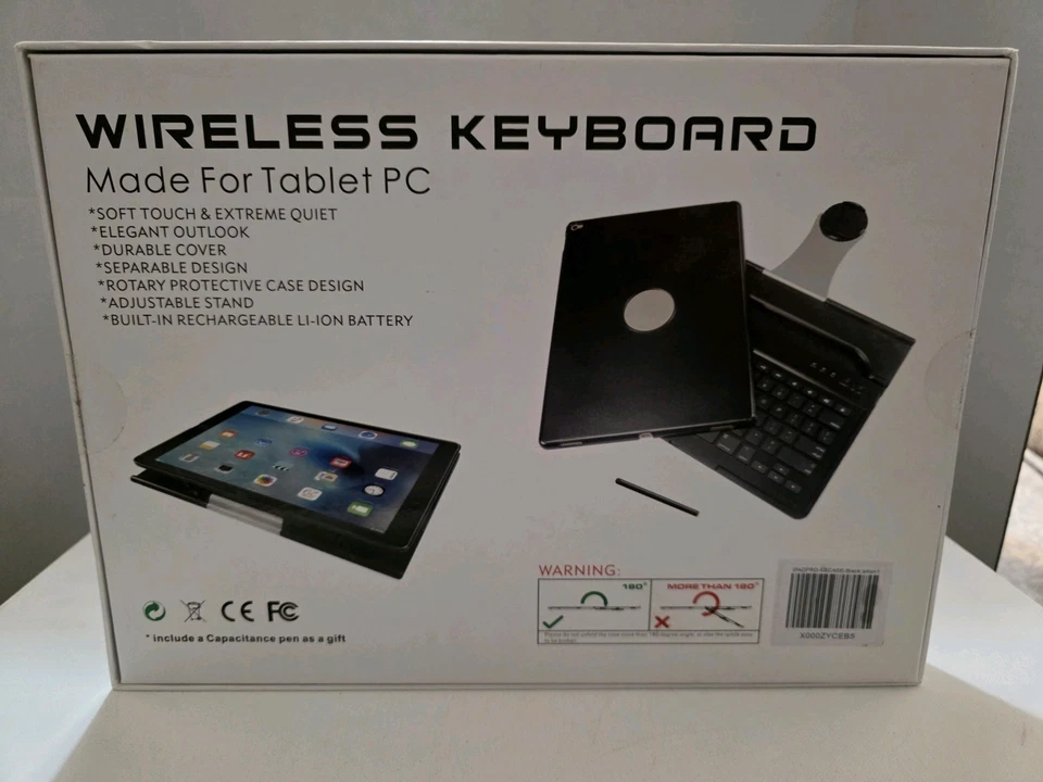 Wireless Keyboard Case with Magnet Cover for Tablet - Image 3 of 4