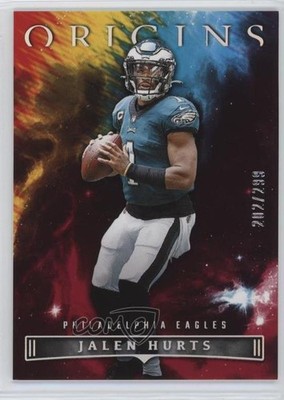 2022 Panini Origins Red 202/299 Jalen Hurts #70 18yk