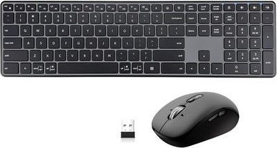 bnnwa M9250 RF & Bluetooth Wireless Keyboard and Mouse Set (KD9025A3 / D1063E9Z)