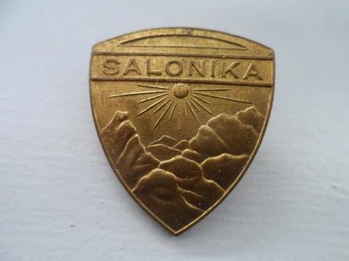 Rare WW1 British Salonica Force Greece Lapel  Badge