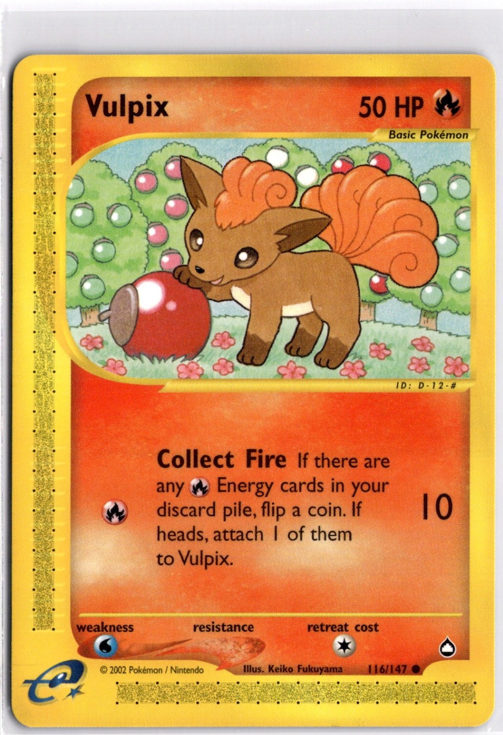 Vulpix  Common Aquapolis 116/147 NM