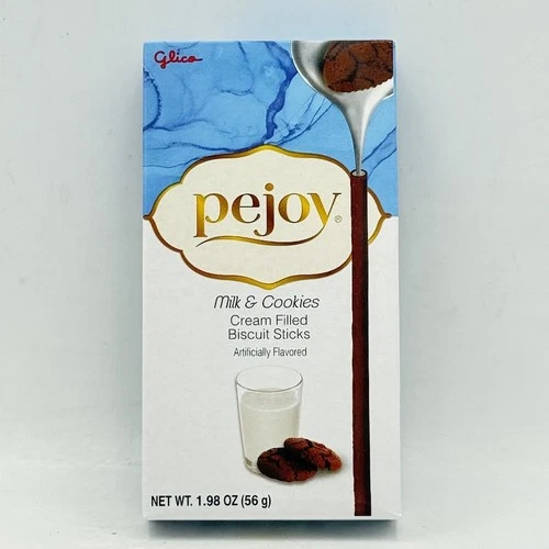 (2CT)Glico Pejoy Milk & Cookies Cream Filled Biscuit Sticks 1.98oz/(56g) image 2
