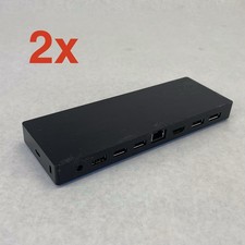 HP Elite USB-C G4 Docking Station HSTNN-U601, Power Tested Lot of 2