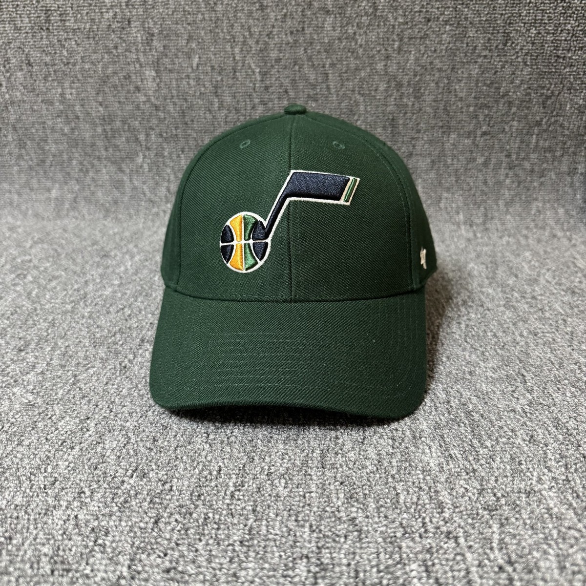 '47 Brand Utah Jazz NBA Green Hat Cap Hook and Loop Strapback