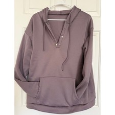 029. Amazon find Lulu like quarter button up in lilac color