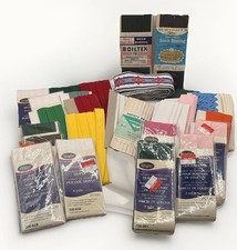 New VTG Wrights Seam Binding & Trim Mixed Lot Multiple Colors Sewing DIY Unused