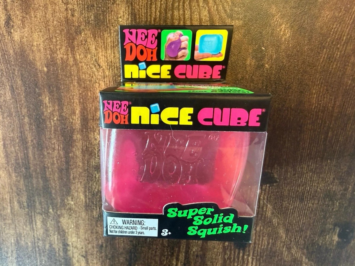 ナイスネス NICENESS ED PINK size L NeeDoh NICE CUBE (PINK) - Super Solid Squish! - SEALED / BRAND NEW