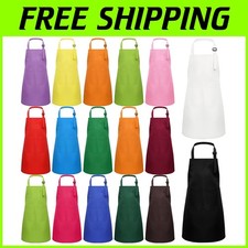 Kids Cooking Aprons - Adjustable, 7-13 , 20 Pcs