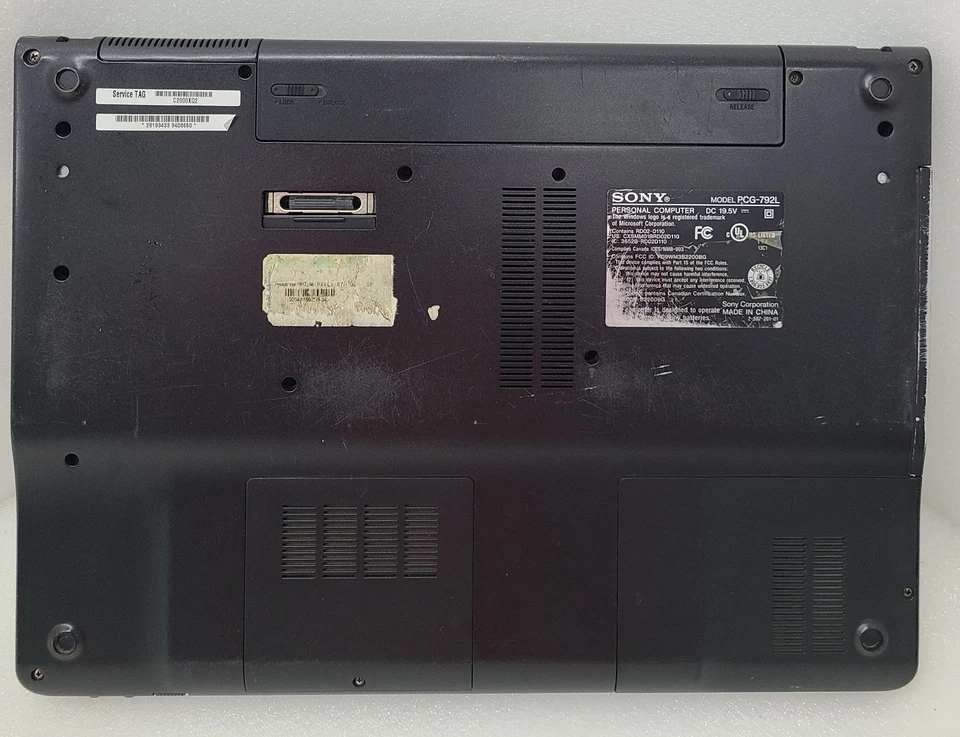 Notebook Sony VAIO VGN-FS550 Intel Centrino 1GB Ram sem HD/OS sem energia (FL) - Imagem 3 de 4