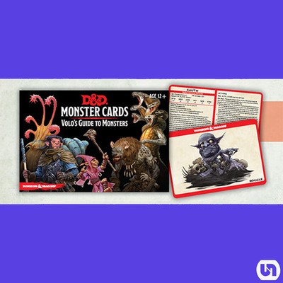 Dungeons & Dragons 5E: Monster Cards - Volo's Guide to Monsters