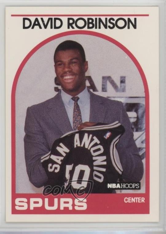1989-90 NBA Hoops David Robinson #138 HOF 1om6