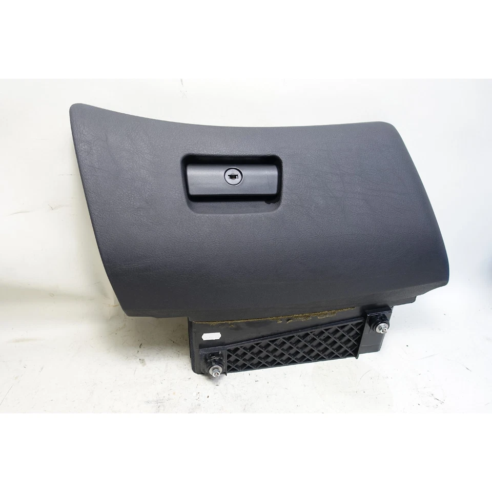 1997-2003 BMW E39 5-Series Sedan Right Front Glove Box Door w Latch Black Vinyl - Image 2 of 4