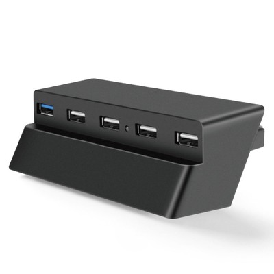 5 Port USB Hub for PS4 Slim USB 3.0 2.0 Adapter Accessories Expansion Hub PS4S