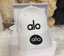 Alo Yoga White Off-Duty Cap Baseball