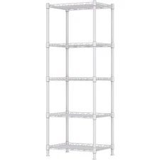 REGILLER 5-Wire Shelving Metal Storage Rack Adjustable ShelvesStanding Storag...