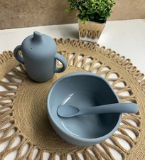 Silicone Baby Feeding Set / Blue