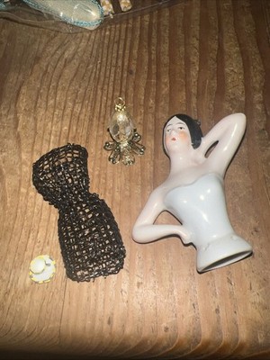 Flapper Germany Pin Cushion Half Doll 2.5  And More!
