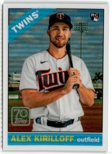 2021 TOPPS CHROME 70 YEARS OF BASEBALL ALEX KIRILLOFF RC TWINS